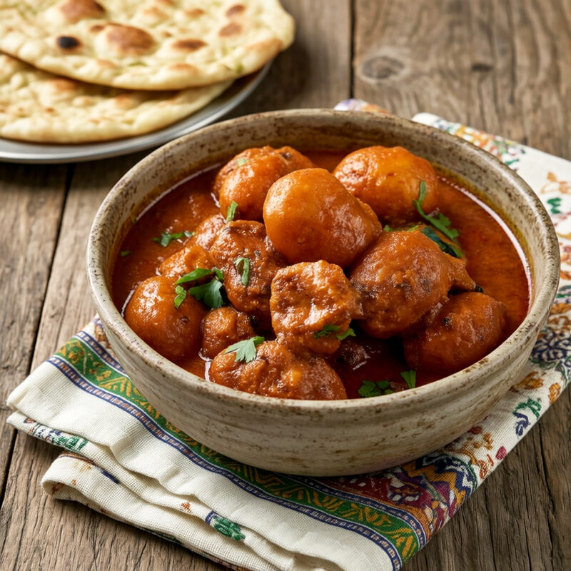 Картофель в соусе по-кашмирски (Kashmiri Dum Aloo)
