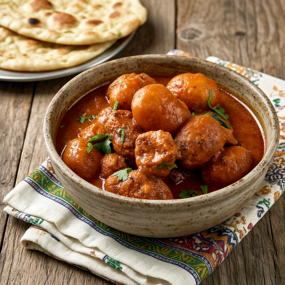 Картофель в соусе по-кашмирски (Kashmiri Dum Aloo)