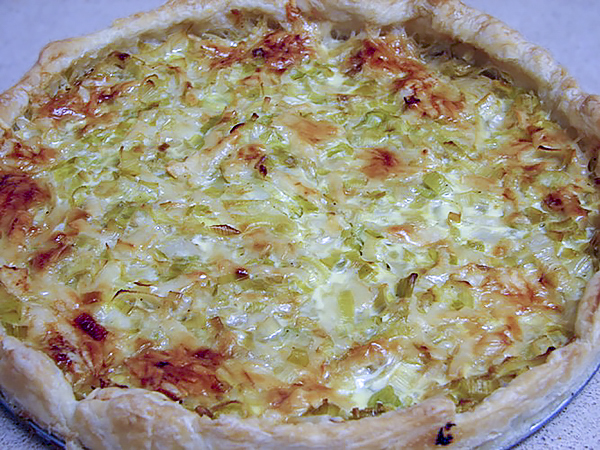 Пирог с пореем