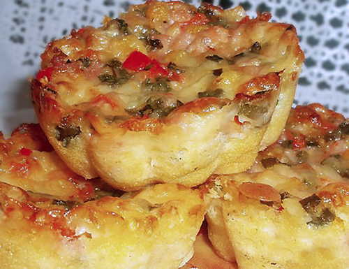 Сырно-кукурузные маффины