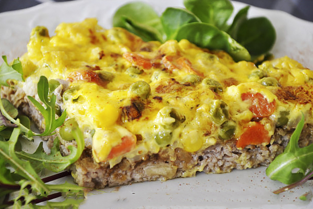 Быстрая овощная запеканка