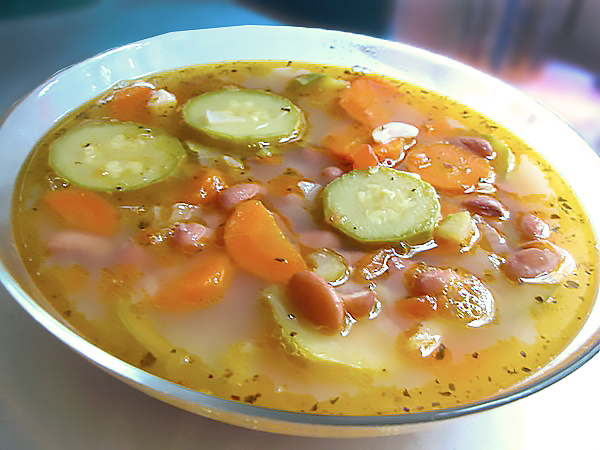 Итальянский фасолевый суп