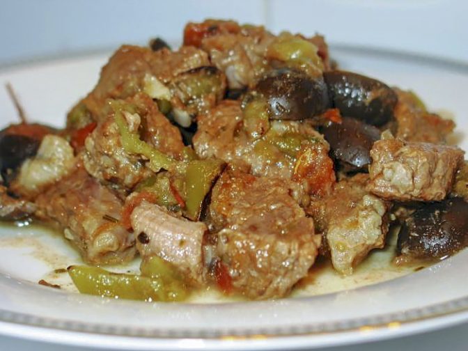 Кокот из телятины по-провански