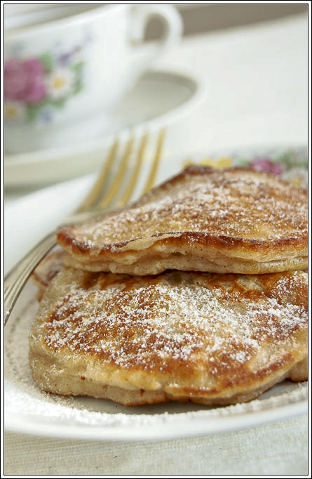 Oладьи с бананами и корицей