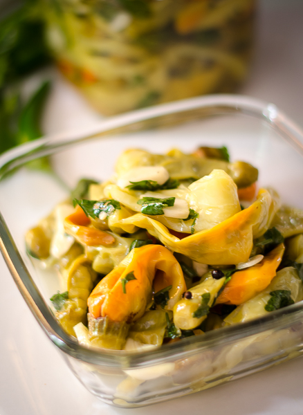 Зеленый перец в маринаде