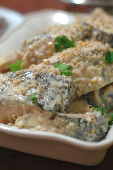 Карп с орехами