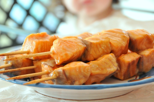 Лосось в меде и горчице