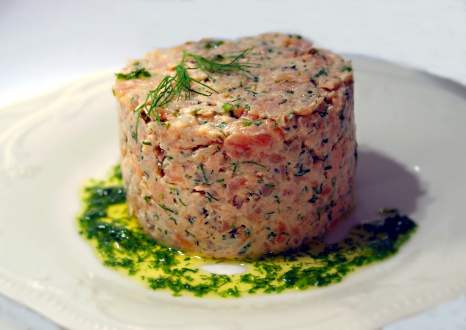 Закуска из лосося