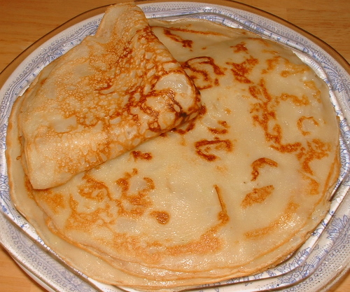 Блины с капустой