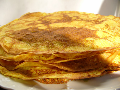 Блины с тыквой