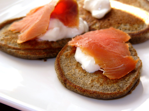 Закусочные блинчики из гречневой муки