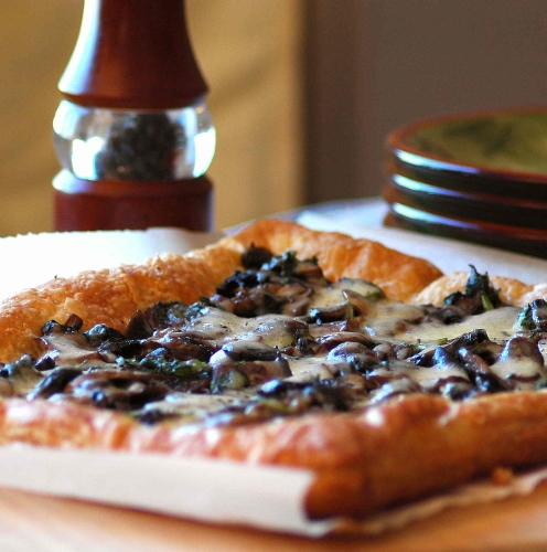 Грибной тарт с сыром