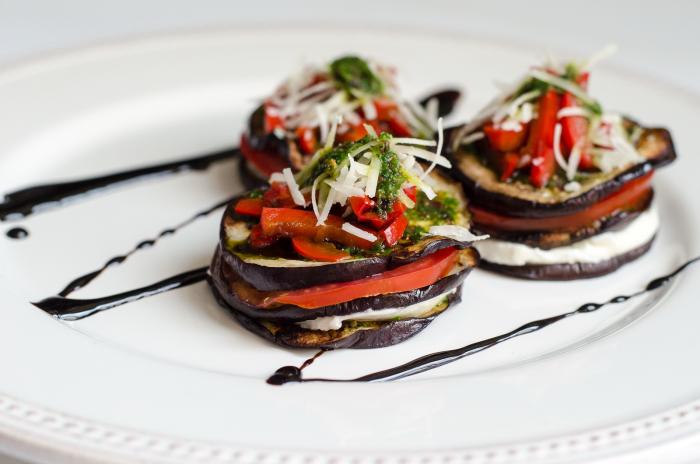 Баклажановые башенки