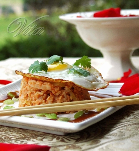 Жареный рис по-индонезийски (Nasi Goreng)