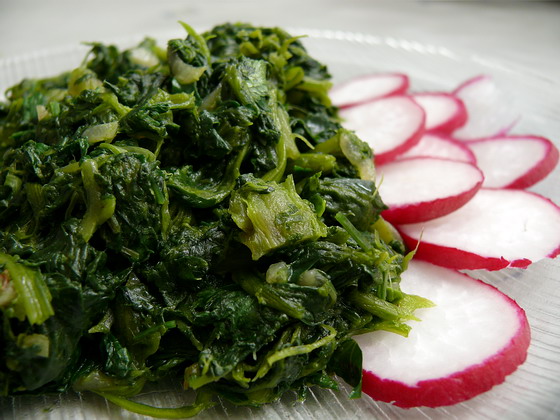 Шпинат по-крестьянски