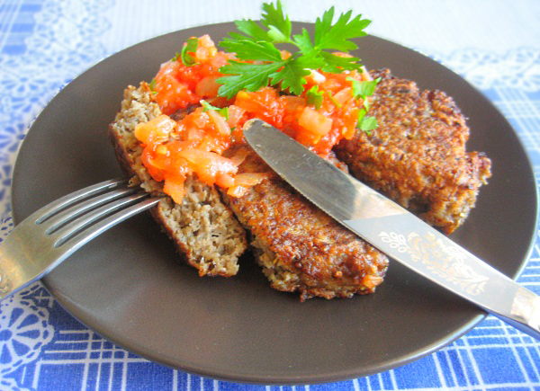 Котлеты из баклажанов