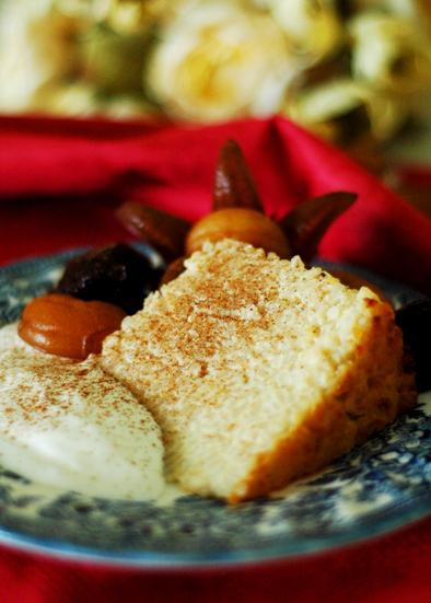 Рисовый кугель с ванилью