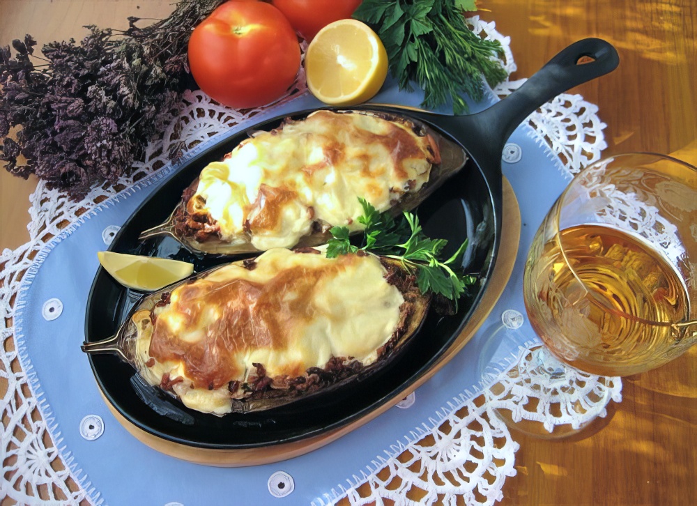 Мэлидзанэс папуцакья (Баклажаны “башмачки”)