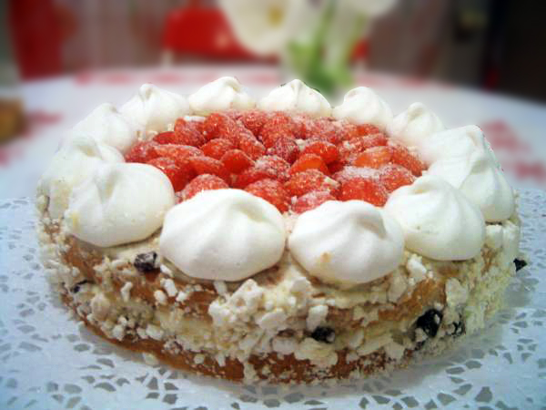 Быстрый торт по мотивам брюссельского рулета