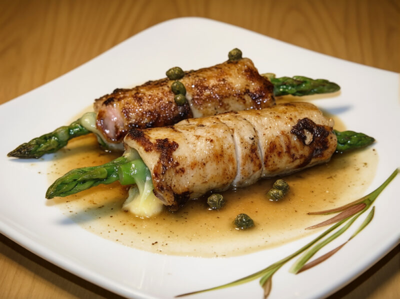 Рулетики из телятины (Veal Involtini)