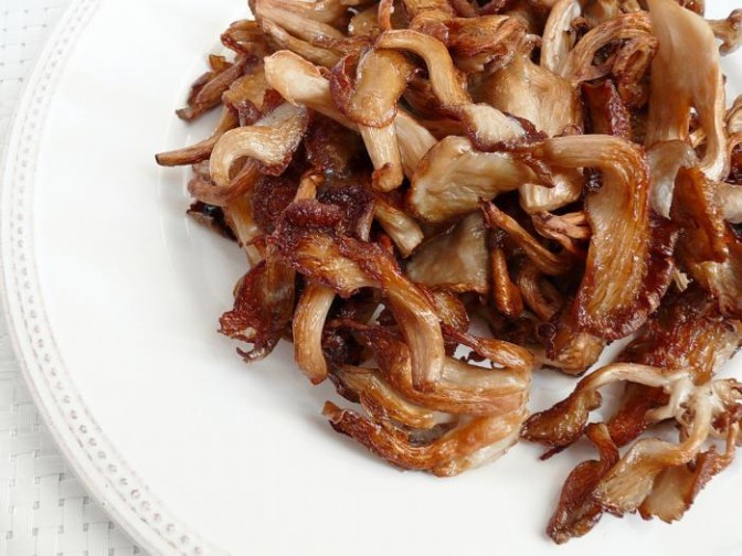 Вешенки, запеченные в духовке