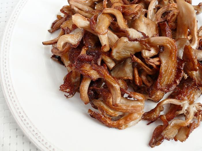 Вешенки, запеченные в духовке