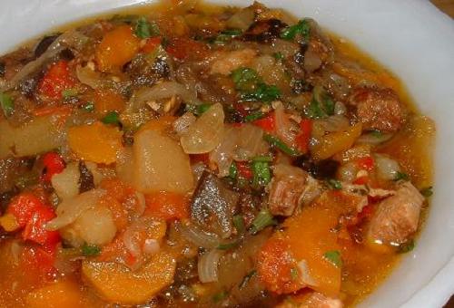 Аджабсандал с мясом