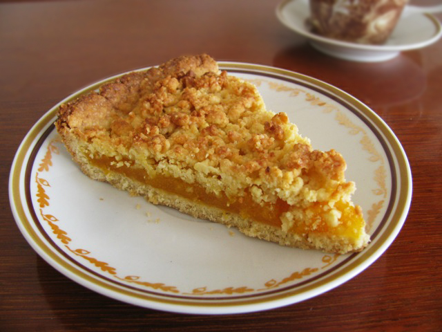 Тарт с курагой