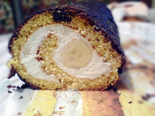 Банановый рулет