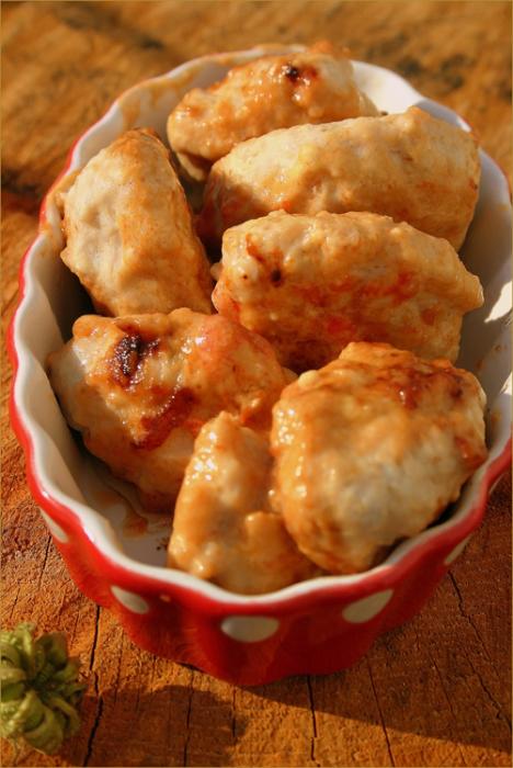 Куриные котлетки с яблоком