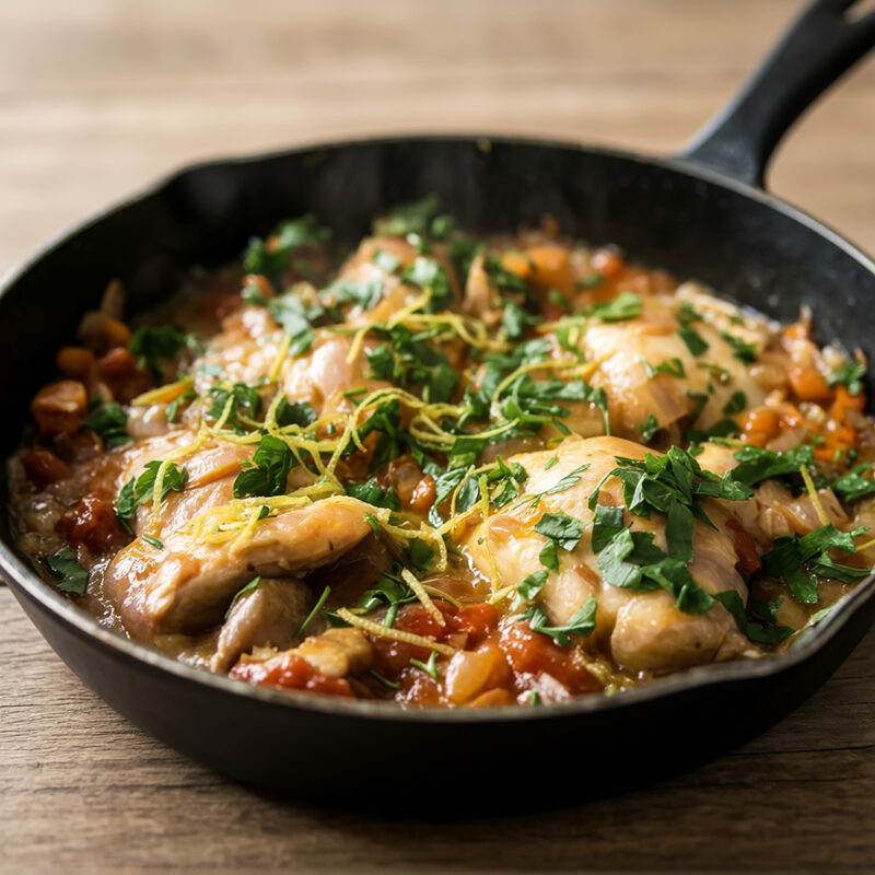Курица в стиле оссобуко (Chicken Ossobuco Style)