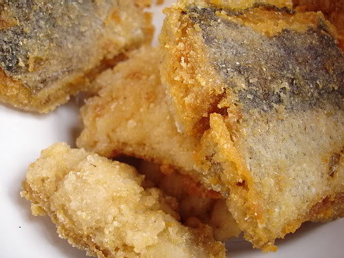 Рыба в панировке из кукурузной муки