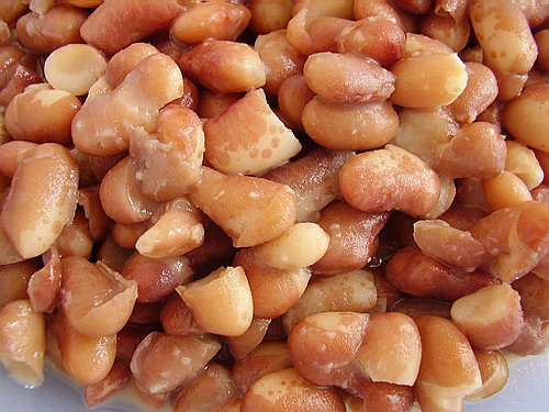 Красное лобио с орехами