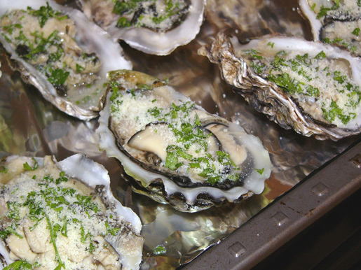 Грилованные устрицы из залива Тoмалес