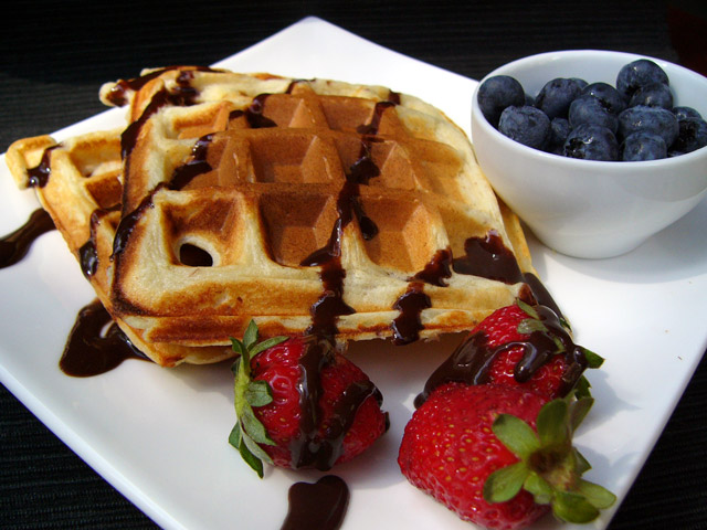 Творожные вафли