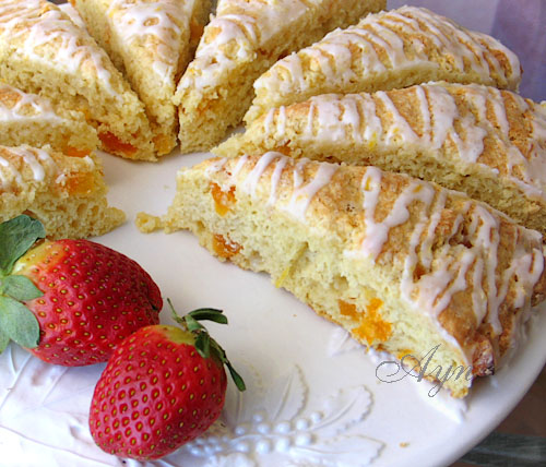 Сконы с курагой