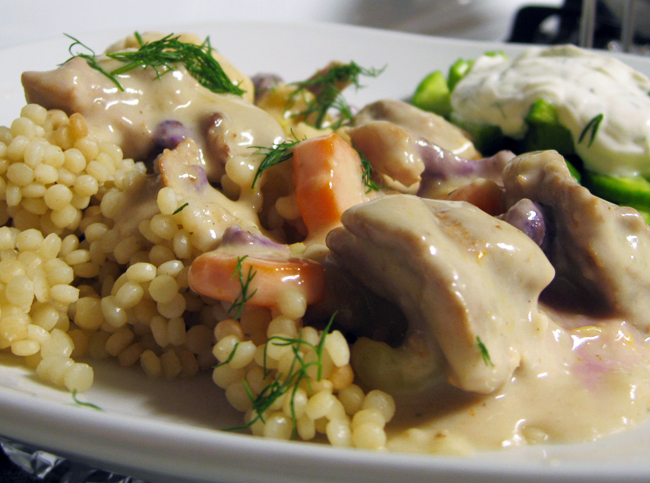 Телятина и цветная капуста под белым соусом (Blanquette of Veal and Cauliflower)