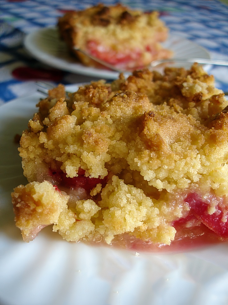 Сливовый тарт со штрейзелем