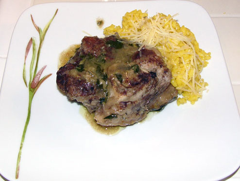 Телячьи ножки по-милански (Ossibuchi alla milanese)