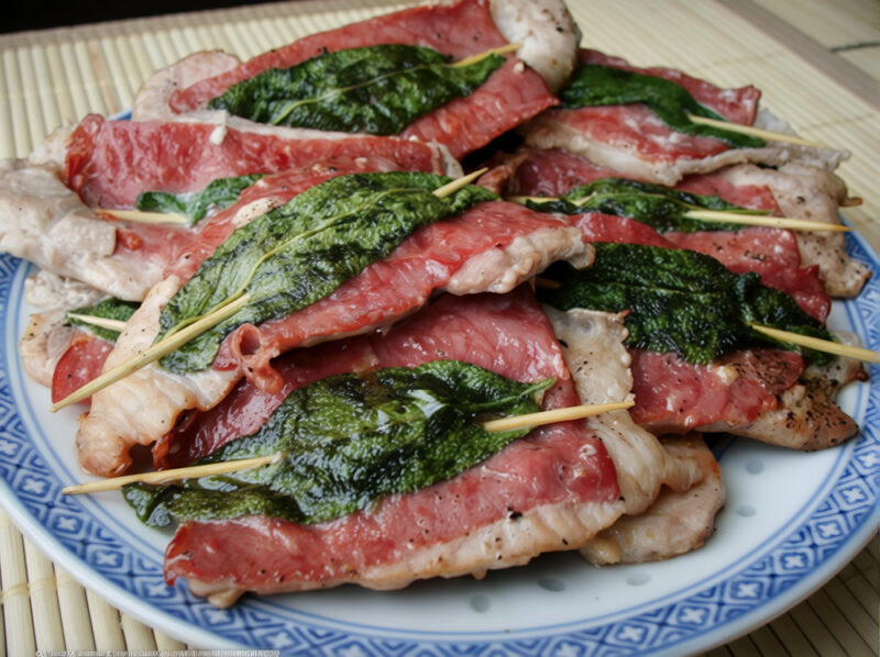 Сальтимбокка по-римски (Saltimbocca alla Romana)