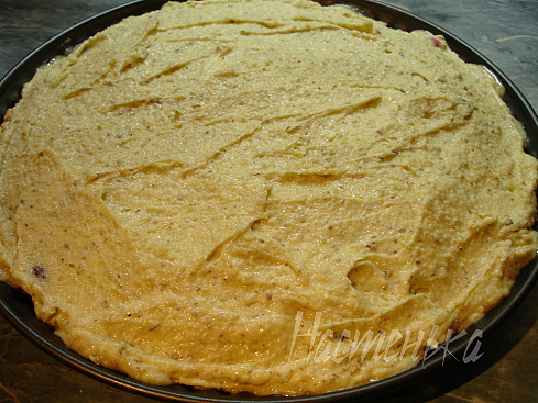 Миндальный тарт с персиками