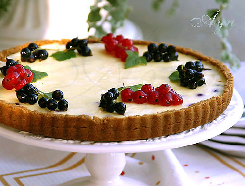 Творожно-ягодный тарт