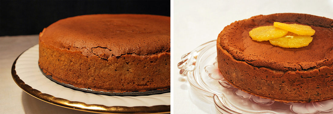 Шоколадно-апельсиновый пирог