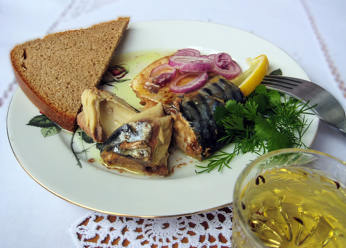 Закуска из скумбрии от Ильи Лазерсона