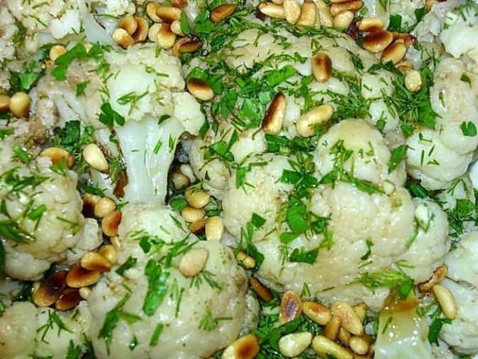 Cалат из цветной капусты