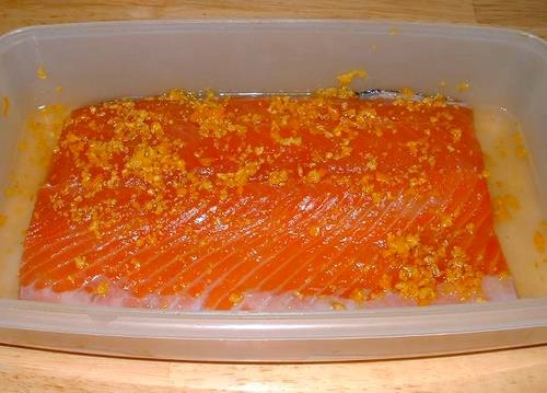 Быстрый способ засолки красной рыбы