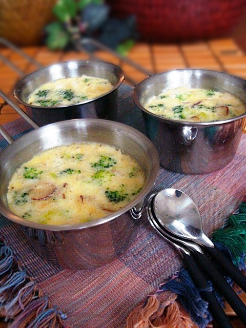 Флан с брокколи