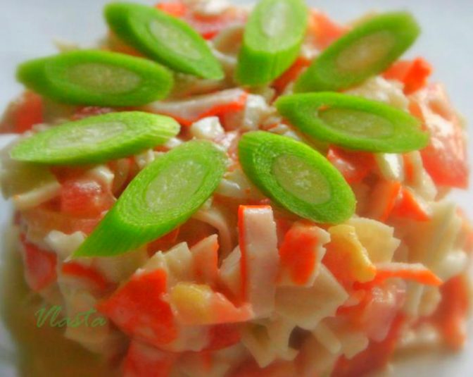 Салат "Красное море"