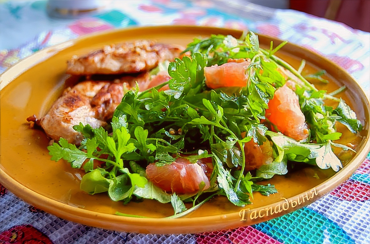 Салат с грейпфрутом