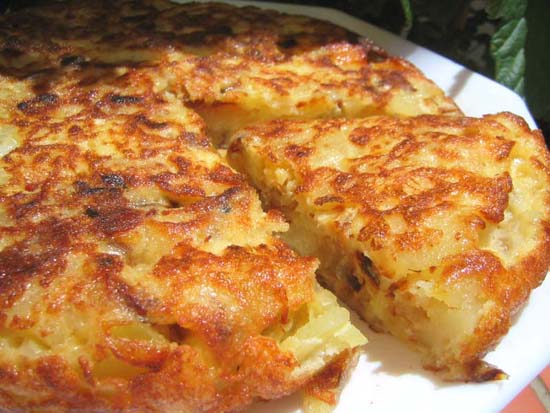 Испанский картофельный омлет (Tortilla de patatas)
